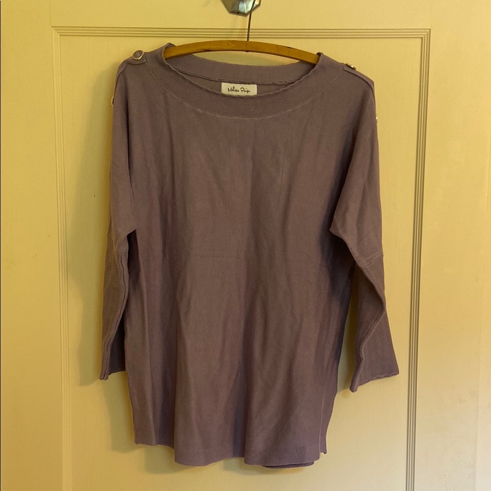 Knit Purple Women's Top